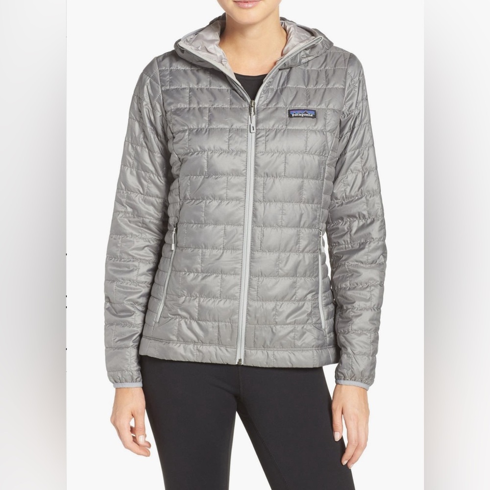 Patagonia Nano Puff Hooded Water Resistant Jacket